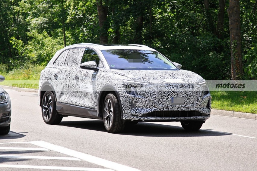上汽奥迪全新SUV谍照，续航超560km，车身比例与Q7相似