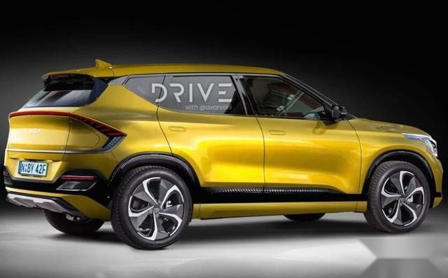 套用EV9前脸？定位小型电动SUV，起亚EV4海外谍照曝光
