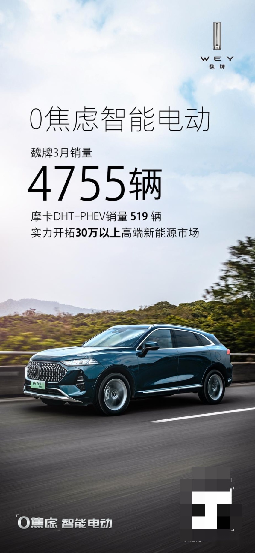 魏牌驶入30万元以上高端新能源赛道，旗舰摩卡DHT-PHEV上演“交车