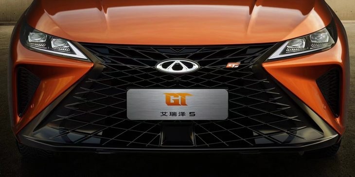 奇瑞艾瑞泽5 GT最新官图 前脸设计很熟悉