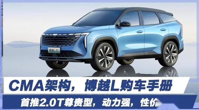 首推2.0T尊贵型，吉利博越L购车手册
