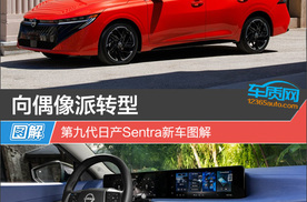向偶像派转型 第九代日产Sentra新车图解