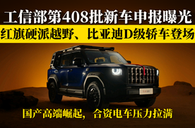 红旗硬派越野、比亚迪D级轿车.....又一大批新车申报曝光