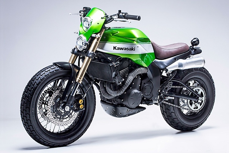 整容式改装 川崎Ninja650神改Scrambler风格