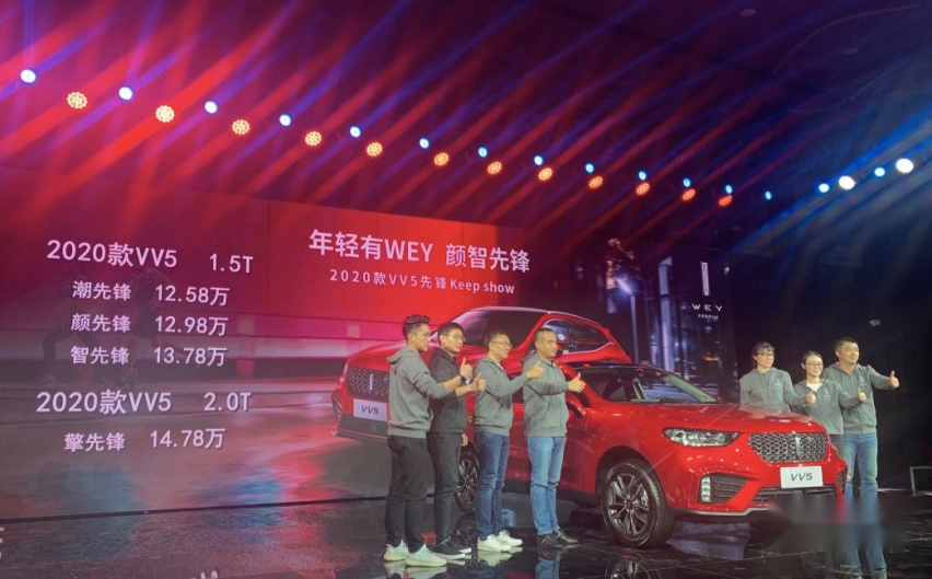 新车 ｜ 2020款VV5上市，未来可期