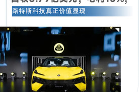 营收6.79亿美元，毛利15%，路特斯科技真正价值显现