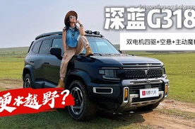 硬*越野？双电机四驱+空悬+主动魔毯，0距离体验"深蓝G318式堆料"