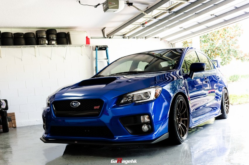 狂野之蓝，斯巴鲁WRX STI改装Brembo GT刹车套件