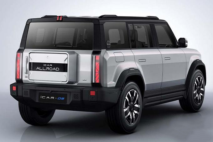 奇瑞iCAR 03的官图造型，这前脸LOGO造型，像不像魏牌？