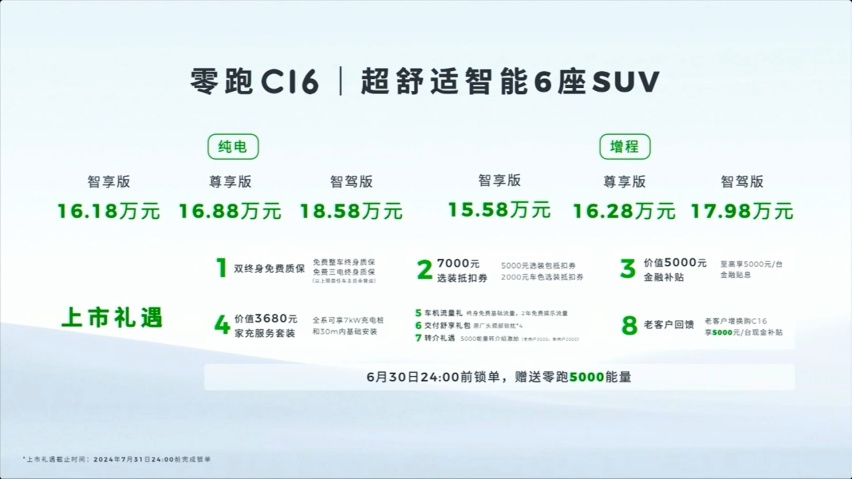 MPV舒适性，SUV大空间！零跑又“豪横”了一把，大六座仅15.58万