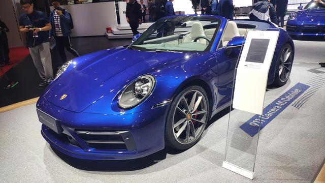 上海车展:全新保时捷911敞篷版实车