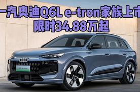 一汽奥迪Q6L e-tron家族上市 限时34.88万起