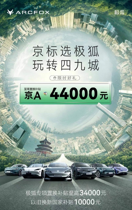 恭喜中签！幸运再加倍！极狐汽车8万份“百万惊喜”机会送给幸运的你