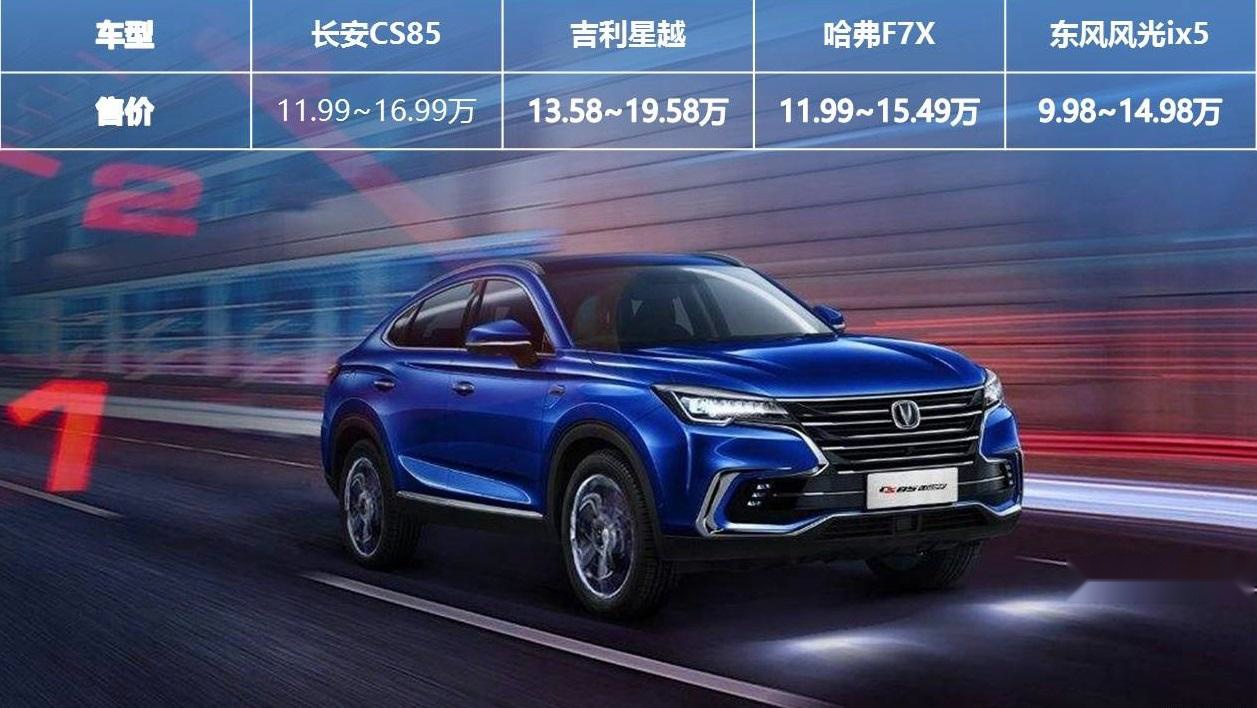 长安cs85coupe15t发布售价11万起