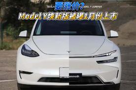 要涨价？Model Y焕新版被曝1月份上市