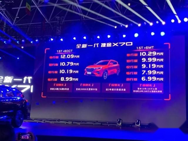 捷途小目标：月销2万+，自主车企前八，全新捷途X70打头阵！