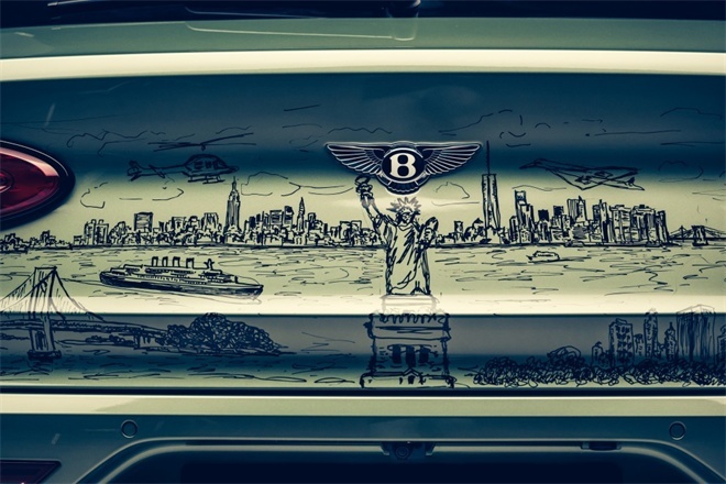 宾利汽车发布建筑师手工绘制的“BELONGING BENTAYGA”