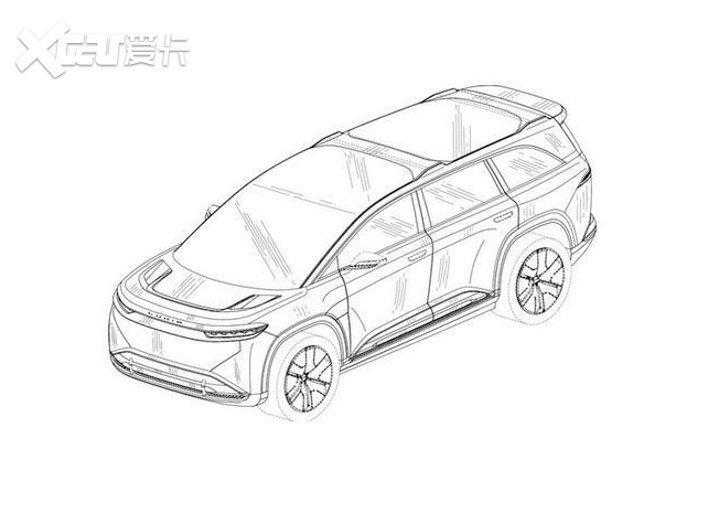 Model X 劲敌！Lucid纯电SUV专利图曝光