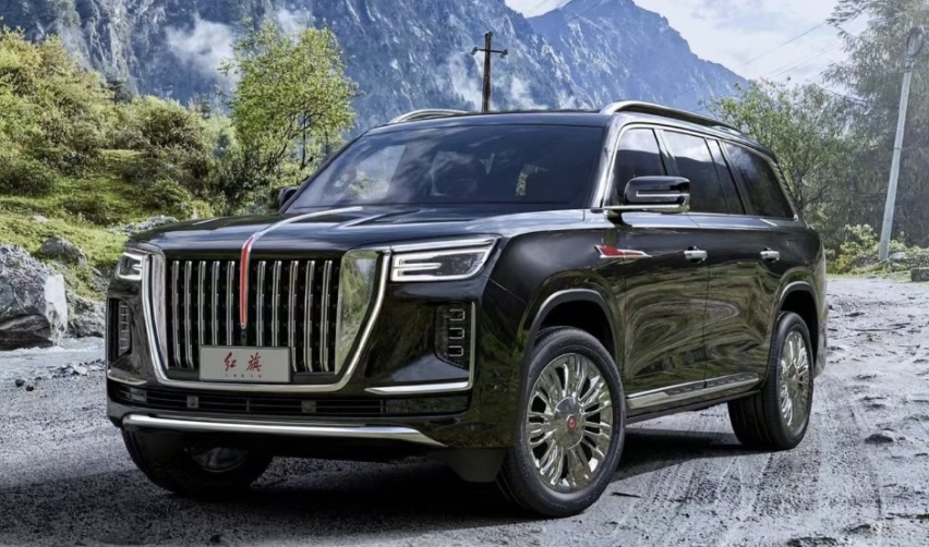 红旗顶级豪华SUV曝光，气势不输库里南，配4.0T V8+空气悬架