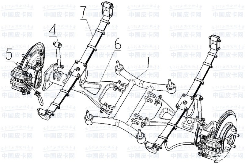 长安钢板弹簧独立悬架发明专利曝光 将来或应用于皮卡