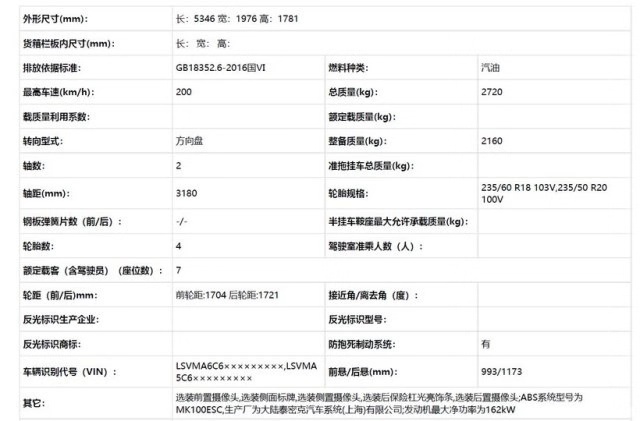 大众Viloran动力曝光！5346mm车长，配双电动侧滑门