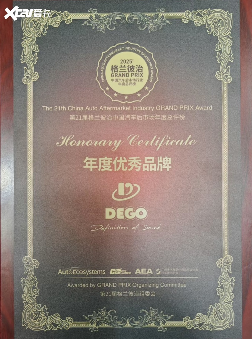 年度优秀品牌“德国·埃曼德高DEGO”
