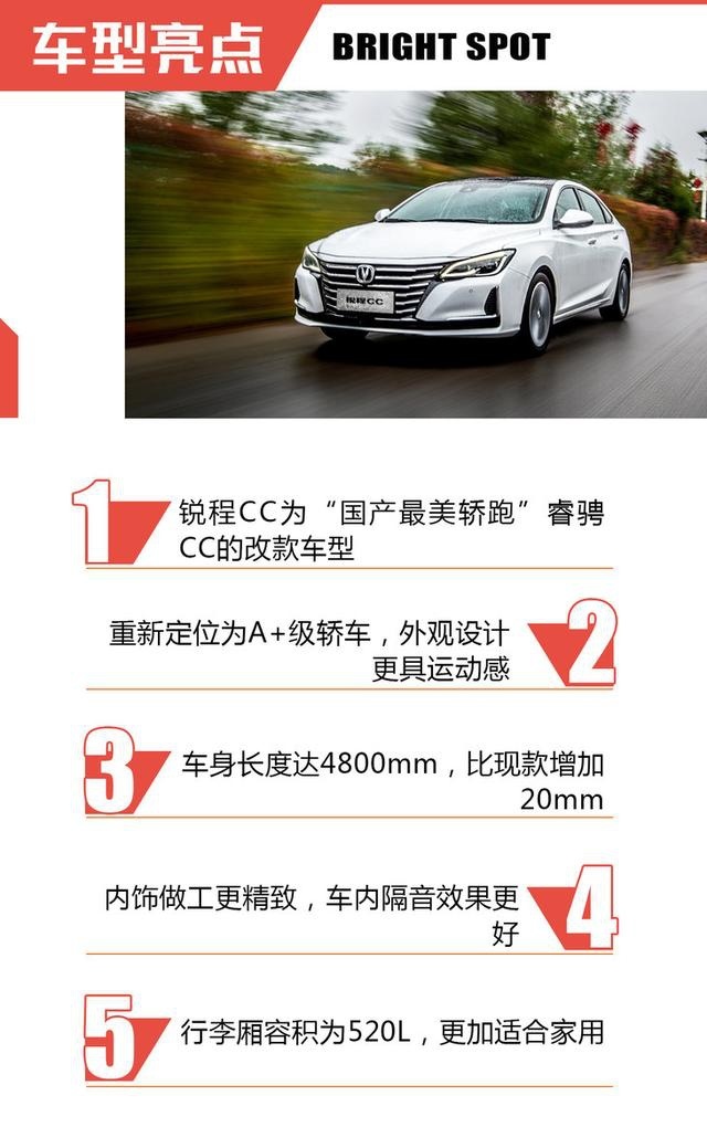 颜值焕新/车长增加20mm 长安锐程CC开起来怎么样？