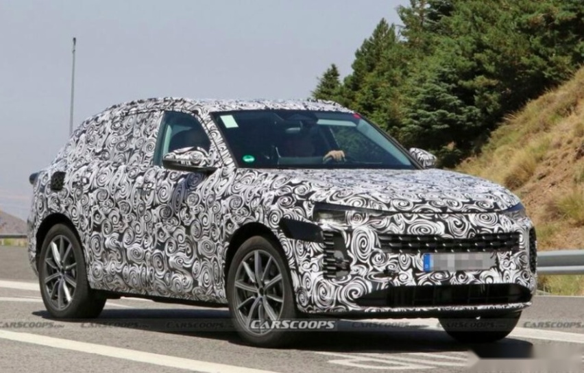 新奥迪SQ5海外谍照，24年正式亮相，或搭3.0T V6+48V轻混系