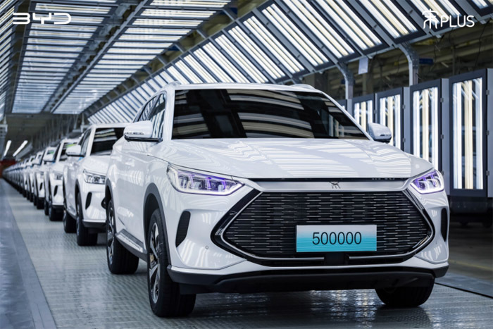 2年50万新车下线 宋PLUS已成新能源SUV“中国名片”