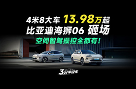 【三分半看懂发布会】13.98 万起比亚迪海狮 06 配置焊死同价位！4米8大车 “砸场子”
