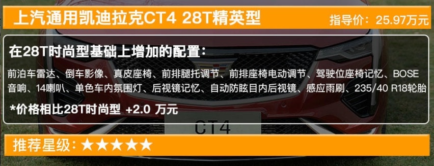 凯迪拉克CT4正式上市 售23.97万起，买哪款更合适？