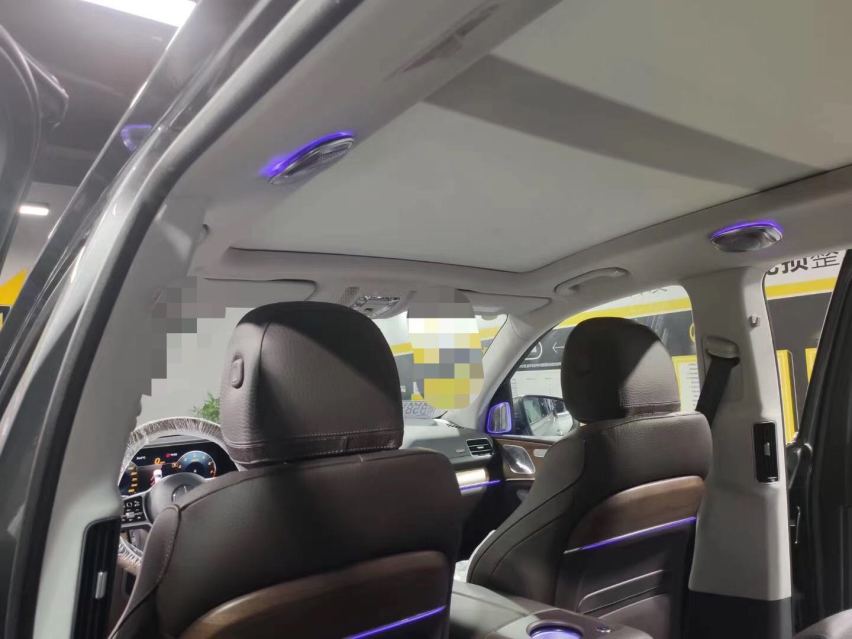 20款奔驰GLS450改装大柏林音响26喇叭音响