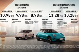 以经典造就精品 2025款欧拉好猫8.98万元开启预售！