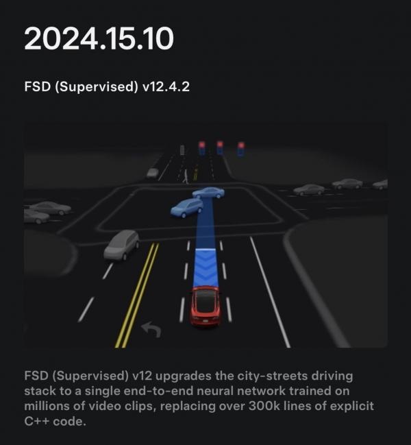 特斯拉FSD推出了新版本v12.4.2，几乎可以完全自动驾驶了！