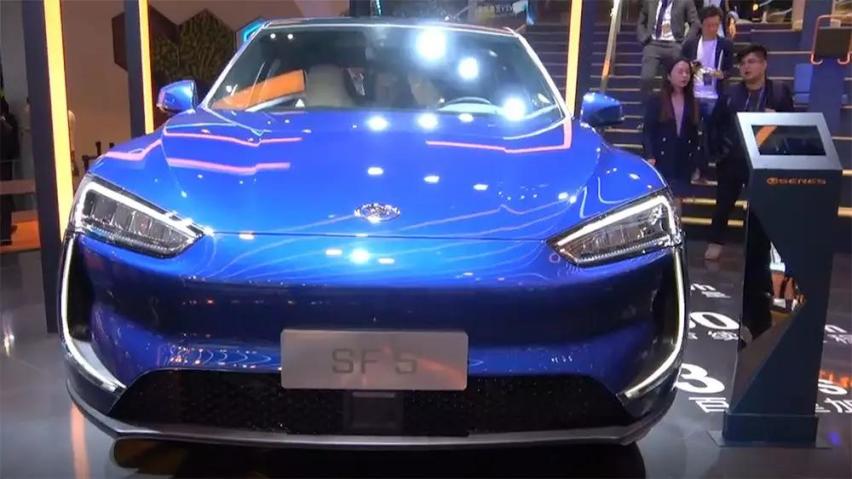 上海车展里，SERES首款车型SF5能媲美特斯拉！【汽车Vl