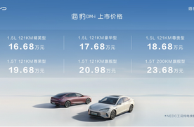 售价16.68万元起，比亚迪海豹DM-i重磅上市
