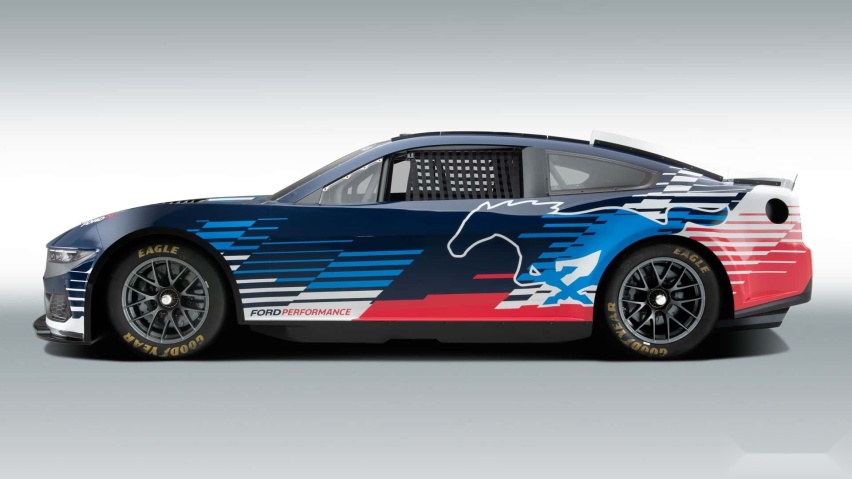 福特Mustang新赛车 2024赛季NASCAR赛车