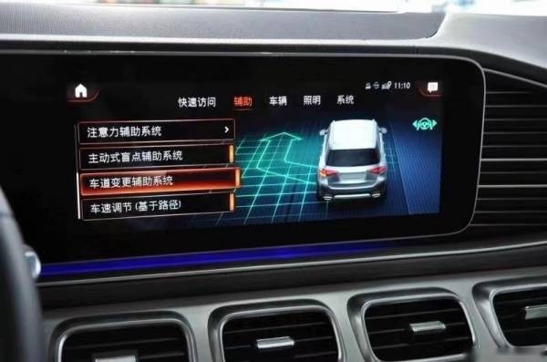 奔驰GLE350升级23P智能驾驶辅助系统，抬头显示HUD案例分享