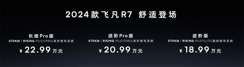 强化智能舒适标签，飞凡双子星欲打造20万级标杆