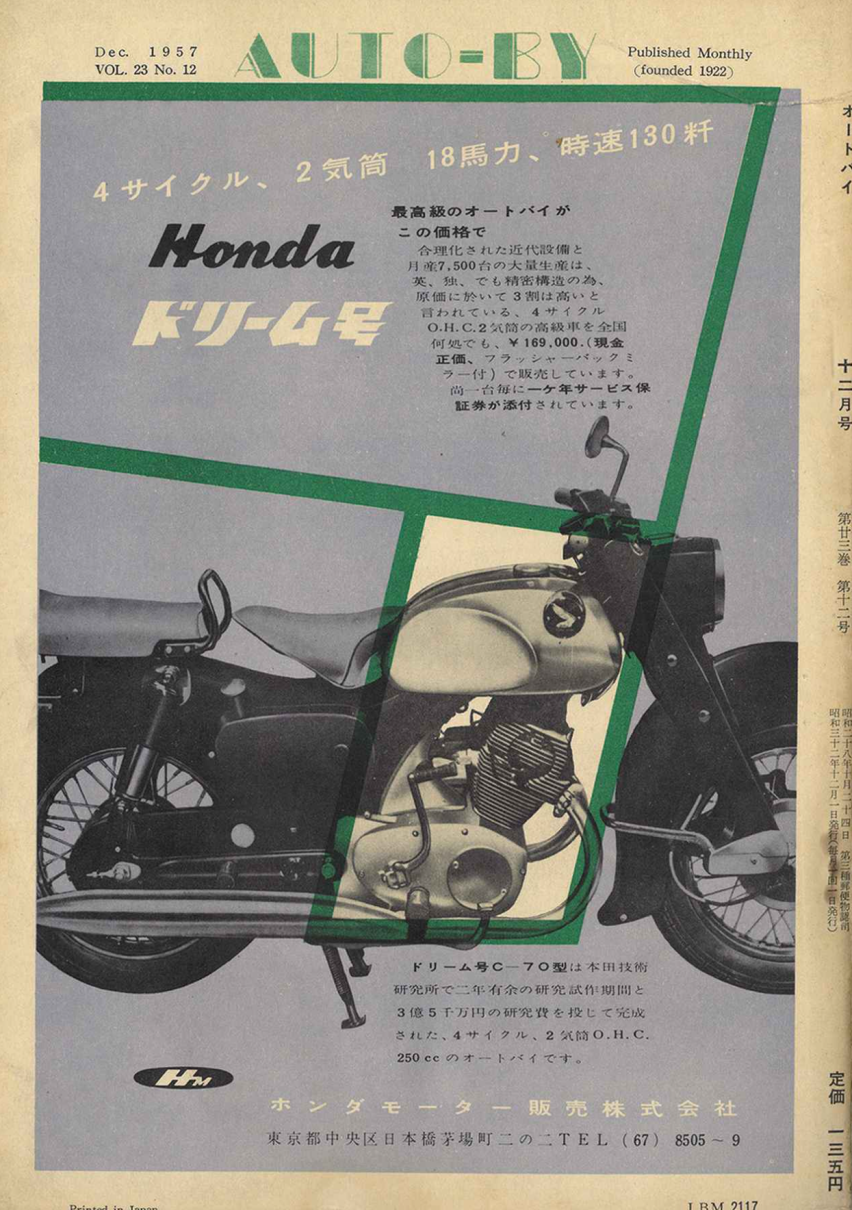 摩托车厂商历史回顾：本田摩托50年代发展历程
