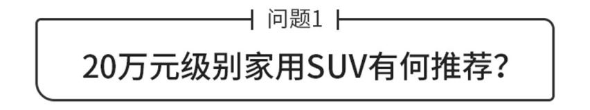 20万元级家用SUV怎么选？新车3年必须自费全车检查？