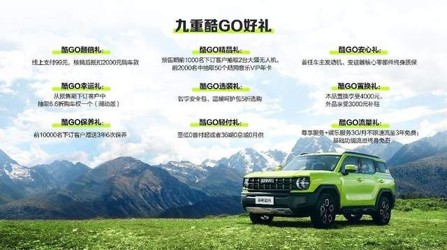12.58万起，哈弗酷狗预售价格揭晓，共发布四个配置！