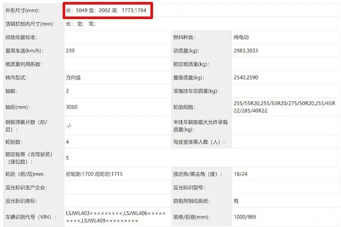 新款智己LS7完成申报，电机功率大幅提升