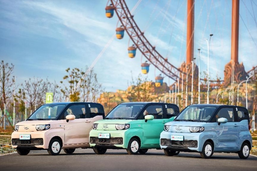 NEDC续航170km 奇瑞新能源QQ冰淇淋新版型上市售3.99万元起