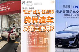 威马复活，京东、海尔造特供车，跨界造车又卷土重来？