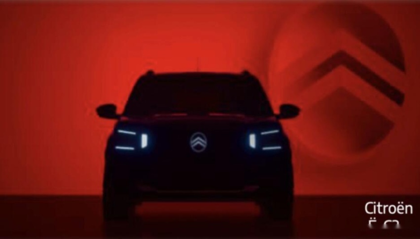 入局小型纯电动SUV？明年底发布，雪铁龙全新eC3预告图曝光