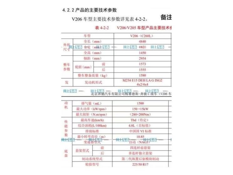 国产奔驰C级轴距将加长89mm 有望上海车展亮相