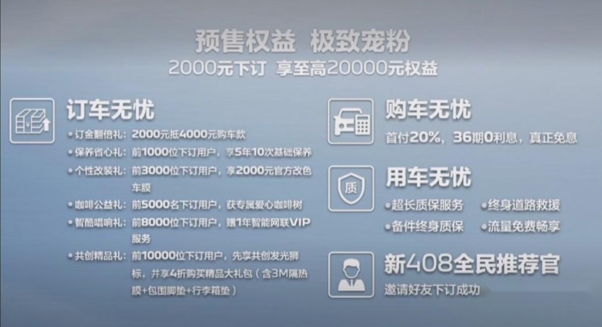 全系1.6T+6AT，新款标致408预售10.57万起，还买卡罗拉？