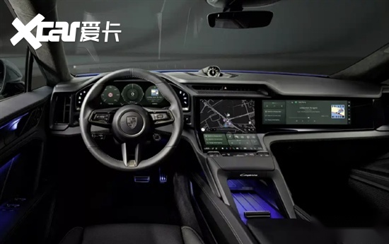 科技感更强 保时捷纯电卡宴官图发布