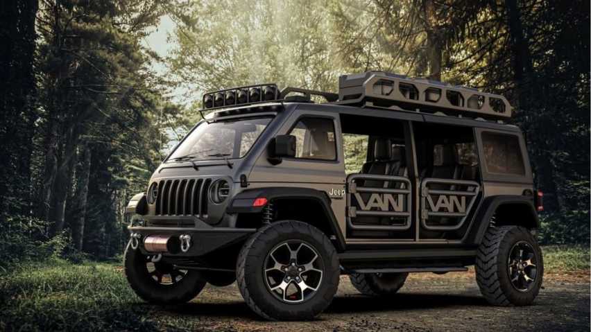 Jeep牧马人也能改装成旅行车？VAN渲染图曝光！
